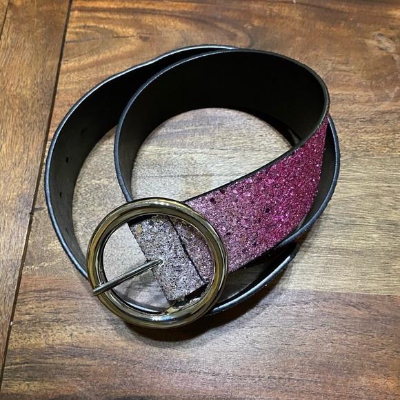 Vintage leather wide belt - Picture 6 of 10